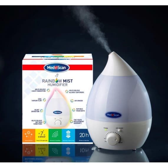 Buy Medescan Rainbow Mist Ultrasonic Cool Mist Humidifier Online
